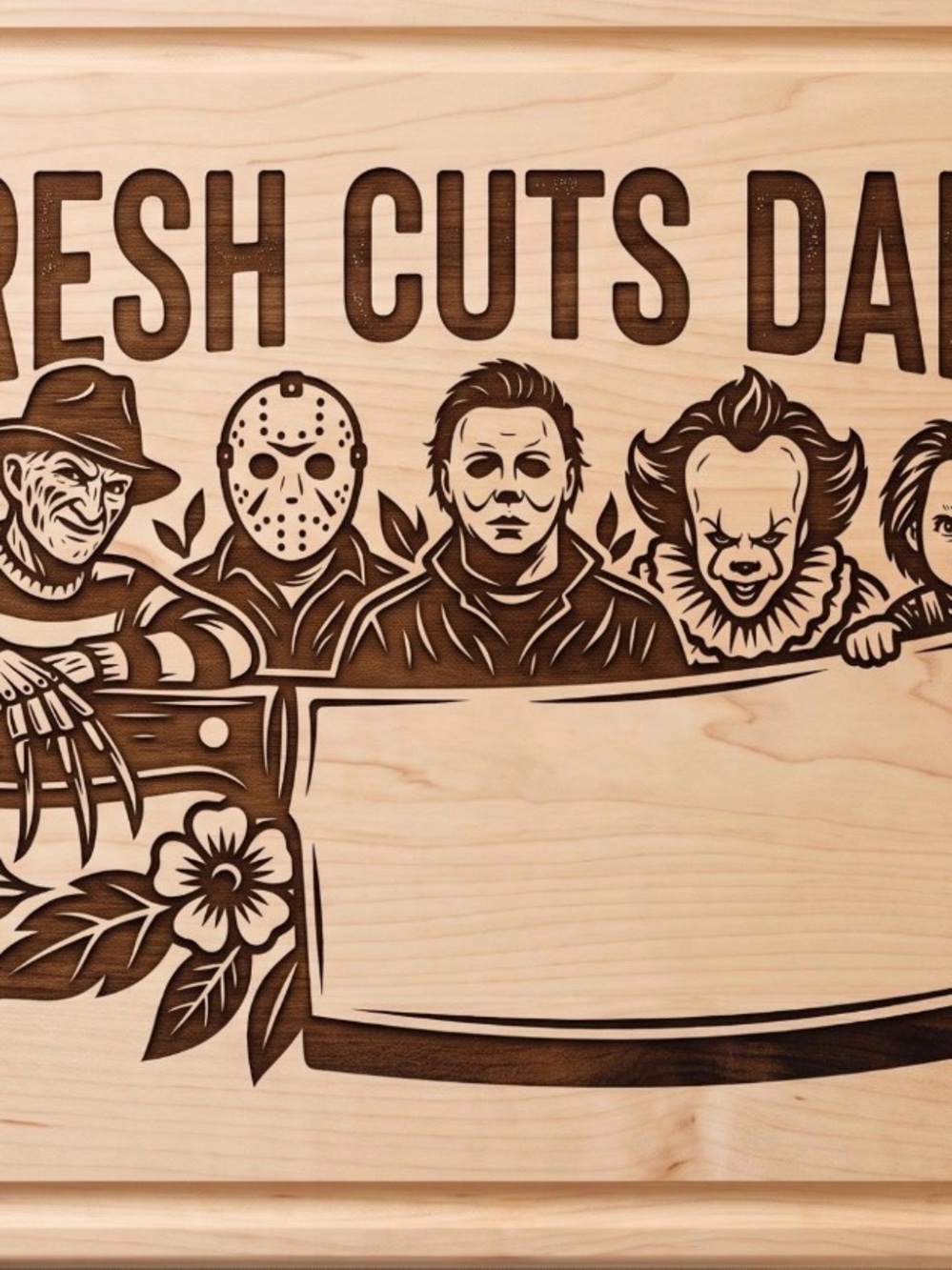 Handmade Horror Cutting Board